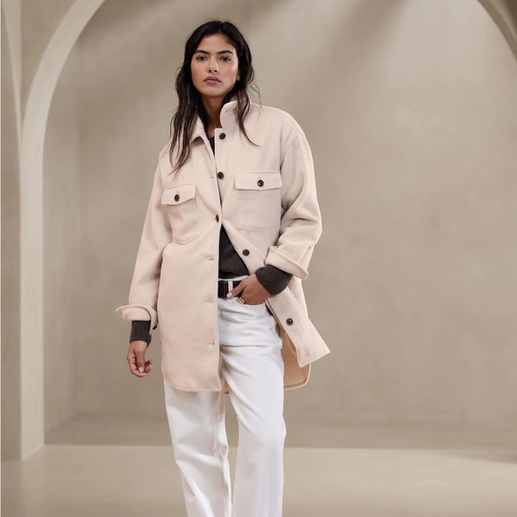 Banana Republic Jackets & Blazers - Banana Republic - Shirt Jacket - oversized - Size small - brand new with tags